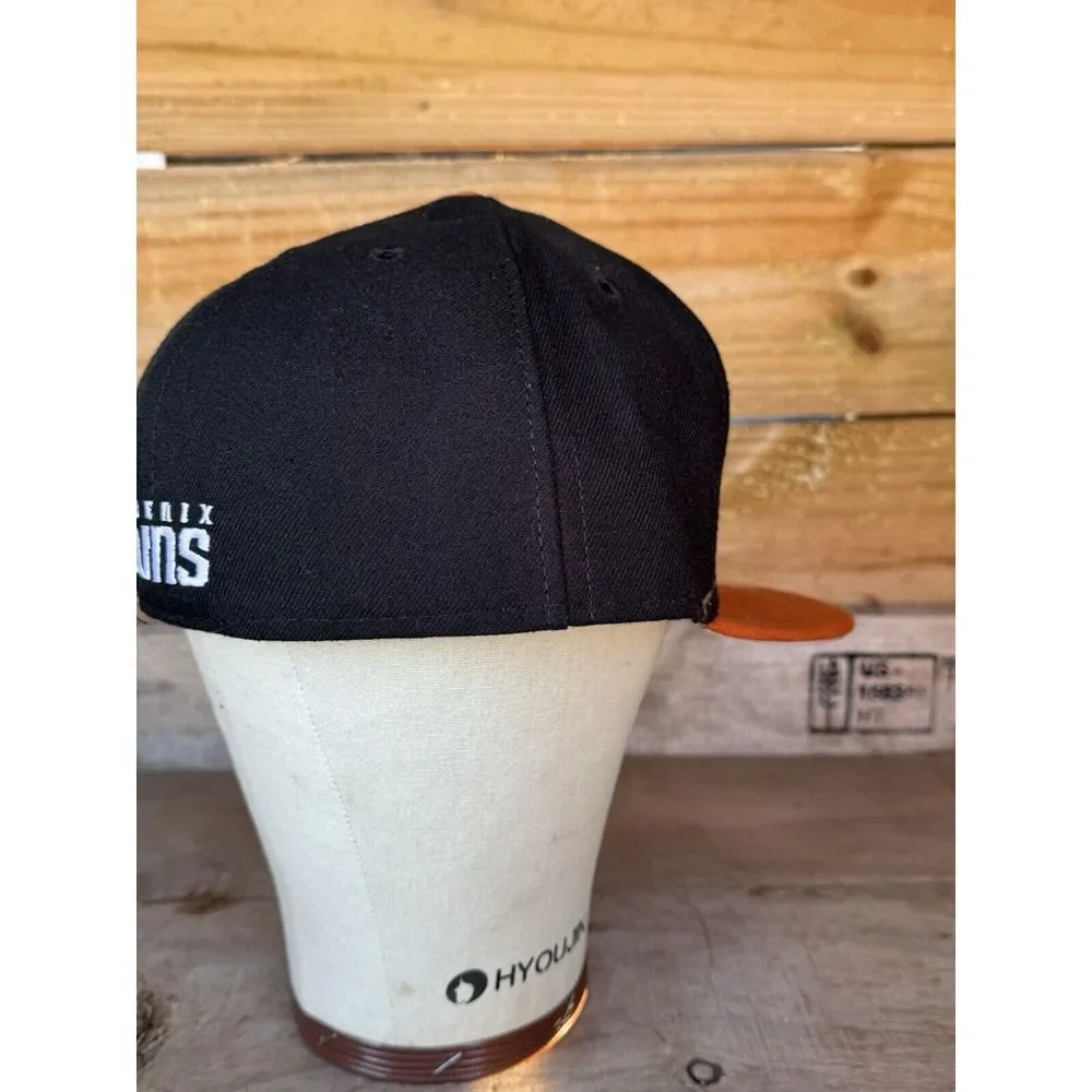 Phoenix Suns New Era NBA  7.5 Orange‎ Black 59FIFTY Fitted Hat baseball Cap
